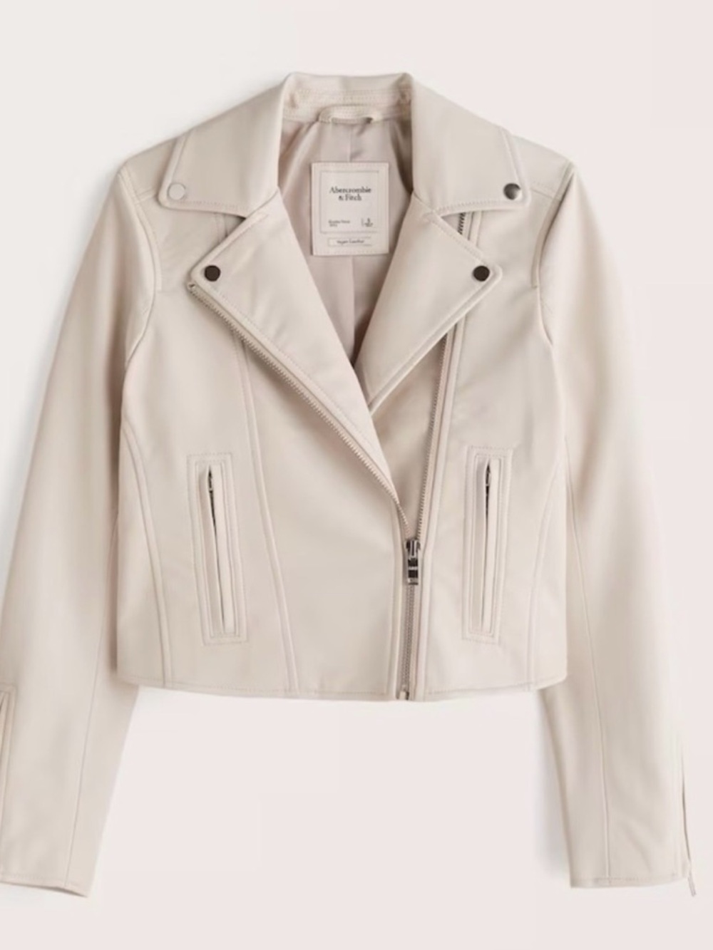 Abercrombie & Fitch Tan Leather Jacket